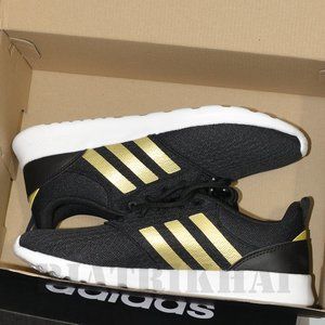 Black (Black/Gold Metallic) adidas Ladies'‎ QT Racer 2.0 Sneaker